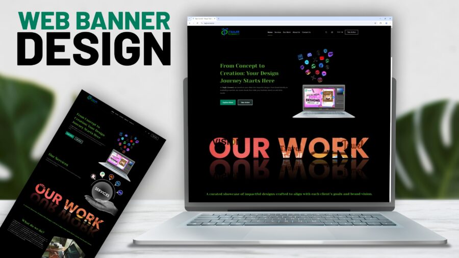 Custom Web Banner Design for Ads & Promotions